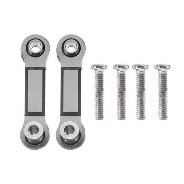 Vogacara 2 piezas RC Car Servo Rod control remoto gris oscuro