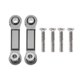 thumbnail image 1 of Vogacara 2 piezas RC Car Servo Rod control remoto gris oscuro, 1 of 6