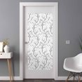 thumbnail image 2 of Window Privacy Film Black White Branches Stained Glass Window Film Decorative Sun Block Window Cover Vintage Art Farmhouse Window Clings Static Adhesive Sticker for Bathroom 35.4"x78.7", 2 of 7