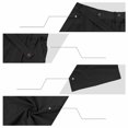 thumbnail image 4 of Ohufall Sets for Men Turndown Collar Button Long Sleeve + Zipper Straight Solid Color Pants Set, 4 of 4