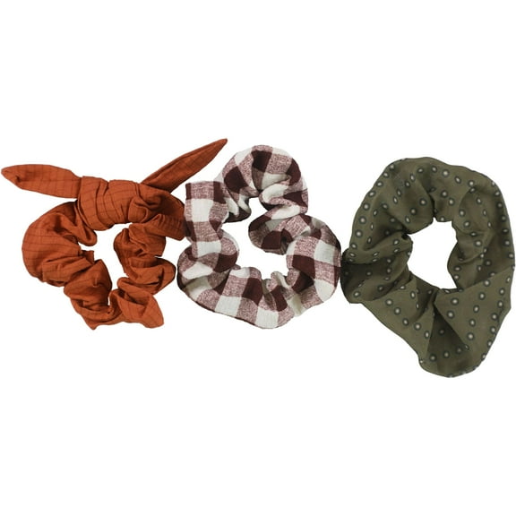 American Eagle Womens 3-Pack Hair Scrunchie, Multicoloured, One Size