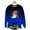 31#Blue, variant on Heisall Womens Sweatshirt Halloween Theme Glitter Print Round Neck Casual Sporty Long Sleeve Fleece-lined Autumn Winter Fashion Casual Tops