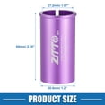 thumbnail image 4 of Unique Bargains 2pcs Bicycle Seatpost Shim Adapter Durable 27.2mm 1.07" ID 30.4mm 1.2" OD Bicycle Accessories Purple, 4 of 6