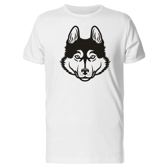 Hand Drawing Of A Siberian Husky Tee Men's -Image by Shutterstock