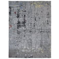 thumbnail image 2 of Rugsotic Carpets Hand Knotted Wool & Silk Area Rugs - 6'X9', Rectangle, Gray, Abstract Modern Design, High Pile Thick Handmade Anti Skid Area Rugs For Living Room, Bed Room (Nws121), 2 of 10