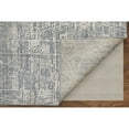 thumbnail image 4 of Feizy Eastfield Modern Abstract, Gray, 2' x 3' Accent Rug Sheen Handmade Casual Distressed Floor Rug for Living room Bedroom, 4 of 8