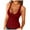 Red, variant on Soft Womens Tops Button Sexy Sleeveless Shirts Down Tops Tank Summer Blouse Workout Undershirt Top