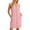 Pink, variant on Efsteb Formal Dresses For Women V-Neck Button-Front Sleeveless Tank Dress Solid Color Casual Loose Dress with Side Pockets (Purple,XXL)