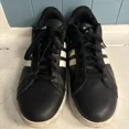 thumbnail image 3 of Adi-das Cloudfoam Advantage Mens Shoe 12 Black White Leather Sneakers B74264, 3 of 6
