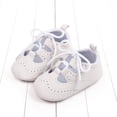 thumbnail image 2 of Otqutp Children Outdoor Shoes&nbsp;Spring Summer Toddler Boys Girls Casual Shoes Flat Bottom Light Hollow Breathable Solid Color Lace Up Shoes, 2 of 7