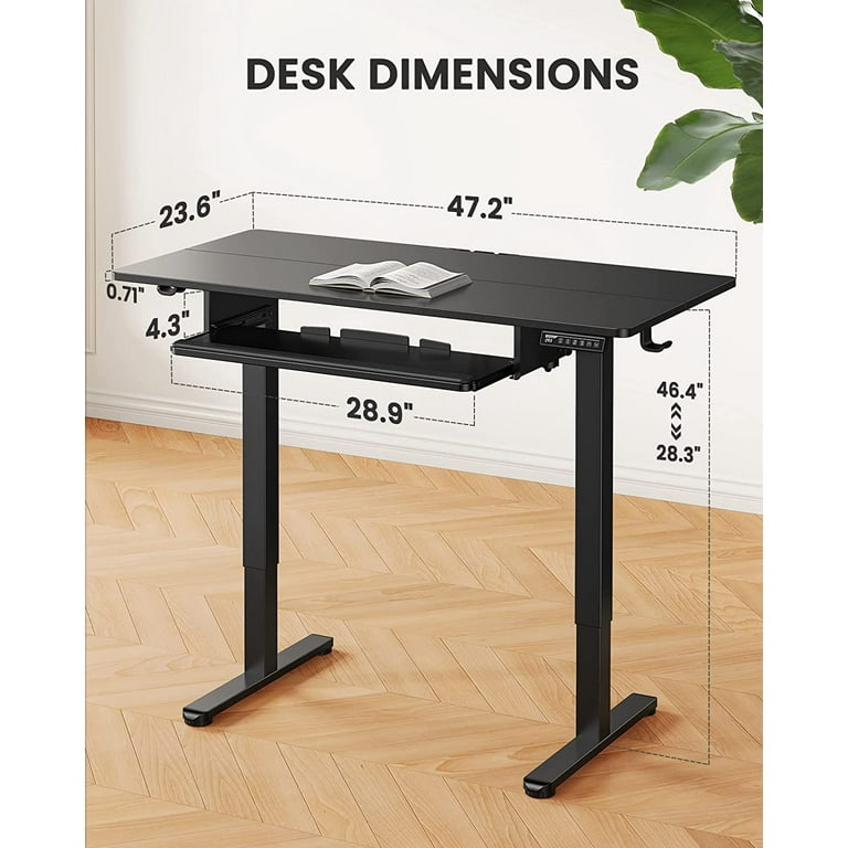 Adjustable standing desk keyboard tray deals