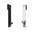 thumbnail image 2 of Kearding Ganchos para puerta de ducha, estante colgante antioxidante sin perforación de acero inoxidable, accesorios de suspensión de Metal Juegos de accesorios de baño Negro, 2 of 6