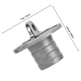 thumbnail image 2 of Hytrove Tapón De Garboard Plateado Para Casco De Yate Con Sello Y Material Duradero, 2 of 5