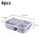 thumbnail image 2 of Fiambrera del contenedor de preparación de comidas con compartimentos para niños, contenedores de almacenamiento de alimentos reutilizables de plástico, 2 of 5