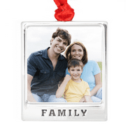 Customizable Photo Metal Frame Ornament, Family