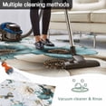 thumbnail image 5 of Teal Tulip Butterfly Outdoor Rug for Patio/Deck/Porch, Non-Slip Large Area Rug 4 x 6 Ft, Beige Turquoise Floral Blue Coastal Indoor Outdoor Rugs Washable Area Rugs, Camping Rug Carpet Runner, 5 of 8