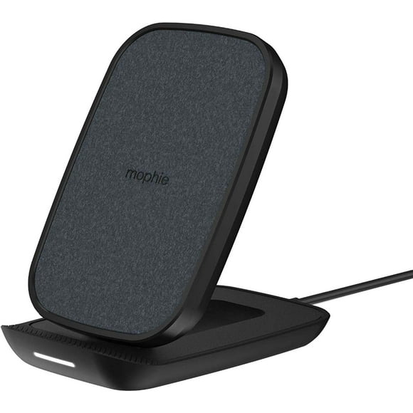 mophie 10W Qi Certified Adjustable Wireless Charging Pad Stand for iPhone & Android, Black