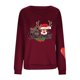 thumbnail image 3 of Sudaderas Navideñas Con Cuello Redondo Para Mujer Camisetas de Manga Larga Recreativas Con Estampado Navideño Odeerbi ODB202080, 3 of 5