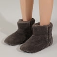 thumbnail image 2 of Boots Women Plush Boots for Women Platform Shoes Woman Keep Warm Women Shoes Soft Flat Winter Boots Botas Mujer (Long Beige,42-43), 2 of 7