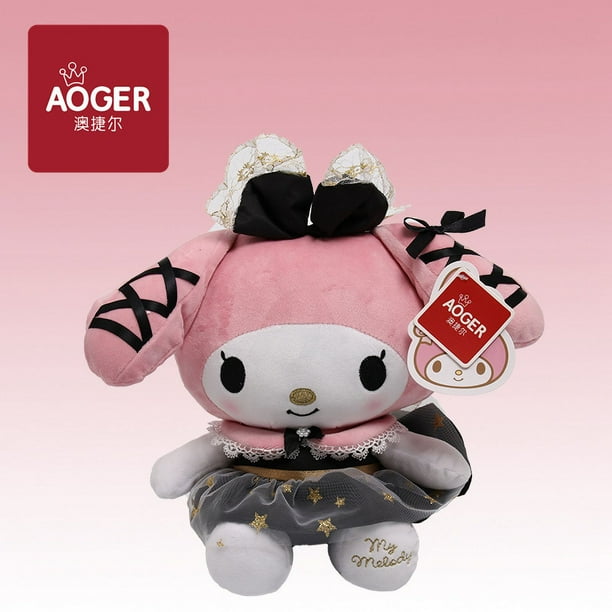 Sanrio Authentic Spot Goods Muñeca Kuromi de oro negro, juguete
