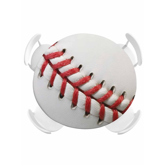 Round Fitted Tablecloth,USA Baseball Red Needle Stripe Circle Table Cover Waterproof Table Cloth with Elastic Edge,Sports White Back Outdoor Tablecloths for Kitchen Picnic 36-44in