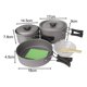 thumbnail image 5 of Juego de utensilios de cocina para acampar, sartén, equipo de cocina, olla para Picnic al aire libre, 5 of 7
