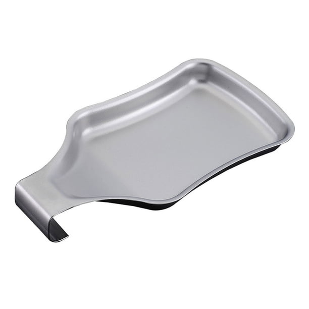 GOOHOCHY Cocina Cuchara de acero inoxidable Restante Tenedor de cucharón resistente al calor Soporte de la pala