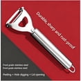 thumbnail image 4 of Stainless Steel Wall Mounted Peeler for Fruit Vegetables with Hook Handle Multi Function Kitchen Tool, 4 of 7