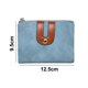 thumbnail image 2 of Cartera para mujer Cartera plegable pequeña Rfid para mujer con bolsillo para monedas con cremallera, mini cartera suave pequeña y delgada Adepaton BST3005550-2, 2 of 6