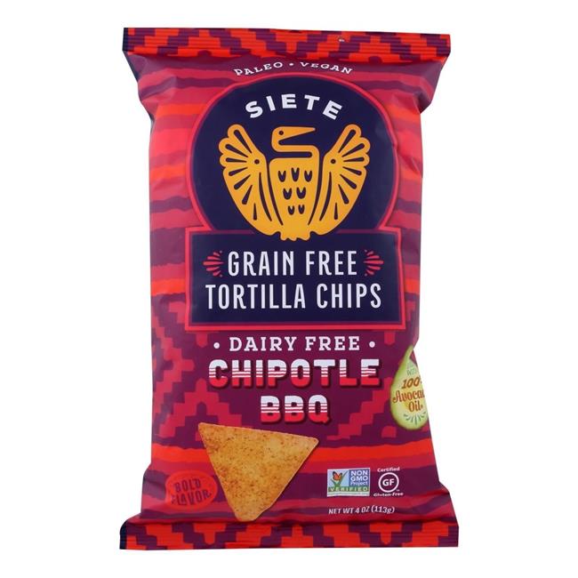 Siete Grain Free Chipotle BBQ Tortilla Chips, 4 oz