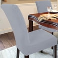 thumbnail image 2 of PiccoCasa Stretch Polyester Spandex Chair Cover, X-Large Light Gray, 2 of 6