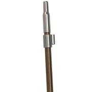 SPEARFISHING WORLD Hawaiian Sling Spear Shaft with Slide Ring and Heavy Duty Flopper / Barb for use with Reel and Line for Spearfishing Larger and Pelagic Fish