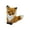 brown-No. 1, variant on Handcrafted Plush Foxes Pendant Keychain Soft Faux Furs Decoration For Home Car Desk Gift for Women