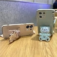 thumbnail image 4 of Quicksand Bear Holder Lanyard Phone Case For Oppo Reno9 Reno 7 8 9 Pro Plus 8T 4G 5G 5F 2 2Z 2F 3 5Lite 6Z 7SE Strap Stand Cover, 4 of 5