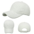 thumbnail image 2 of beishanbush Baseball Caps Fashion Women Men Sport Solid Color Keep Warm Knitting Beach Baseball Cap Hop Hat Sun Hat White, 2 of 5
