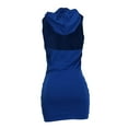 ATIENUBEE Dresses for Women Summer Leisure Sports Hooded Backless