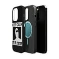 thumbnail image 2 of DistinctInk MagSafe Tough Case for Apple iPhone 15 Pro (6.1" Screen) - Keep Calm I'm a Ninja - Slim Profile Design, 2 of 6