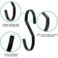 thumbnail image 1 of 10 ganchos de suspensión en forma de S Robusto, acabado cromado, para bufanda, ropa, utensilios de cocina, utensilios, plantas, toallas, herramientas de jardinería, ropa (negro) ZefeiWu 8390605264092, 1 of 1