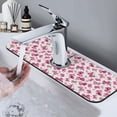 thumbnail image 7 of Pofeuu Girl Butterfly Print Splash Guard for Sink Faucet Sink Gadgets-Splash Guard Behind Faucet Drip Catcher for Kitchen, Bathroom,Sink Mat, 7 of 7