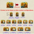 thumbnail image 5 of Off The Wall Plates - Stained Glass Look Sunflowers Classic Decorative Acrylic Cover Single Light Switch Wallplate, 5 of 5