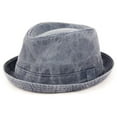 thumbnail image 2 of Men's Washed Cotton all Season Jeans Fedora Sun Hat, 2 of 7