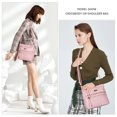 thumbnail image 4 of KL928 Crossbody Bags for Women Shoulder Bag Multi Pocket Soft PU Washed Leather Purse, 4 of 4