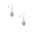 thumbnail image 2 of Delight Jewelry Silvertone Pink Crystal Sparkle Spinner Gold Tone Infinity French Earrings, 2 of 4