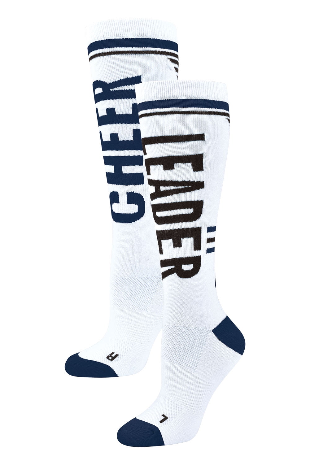 Cheerleader Majorettes Uniform Knee Socks Adult Size White Pelerine School 