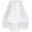 White, variant on Scalloped Lamp Shades Fringe Trim, 6"x13"x9.25"(Spider) Bell White LampShades,Replacement Lamps Shade for Table Lamps, Floor Lamps, Easy Assembly