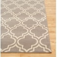 thumbnail image 3 of Modern Moroccan Trellis Grey Area Rug or Runner, 3 of 6