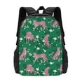 thumbnail image 3 of Balery Tropical Leopard Backpack for Men and Women - Durable 600D Oxford Cloth -Large Capacity, Water-Resistant School, Travel, and Hiking Bag, 3 of 9
