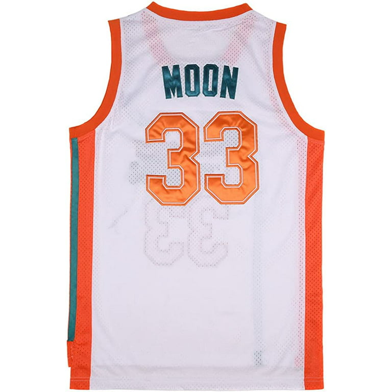 YOUI-GIFTS Youth Basketball Jersey #33 Jackie Moon Flint Tropics 90s Movie  Shirts