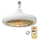 thumbnail image 2 of Ventilador de techo con control remoto, luz LED y aromaterapia | 3 velocidades y 3 modos de luz | Base E27 para dormitorio, sala de estar y estudio, 2 of 6