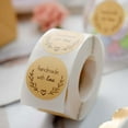 thumbnail image 2 of Efavormart 500PCS - 1.5" Handmade with Love Stickers Roll, Self Adhesive Bakery Cookies Labels for DIY, Party, Weddings, Baby showers Packaging, Wrapping, Gifts Decorations, 2 of 10